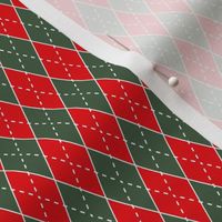 festive argyle - merry