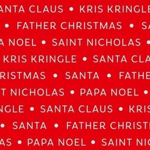 Santa names - merry