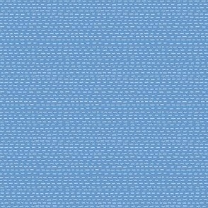 Stitching Rows Blue - Cream - Small