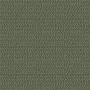 Stitching Rows Green - Cream - Small