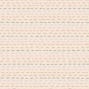 Stitching Rows Peach - Medium