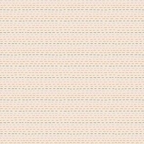 Stitching Rows Peach - Small