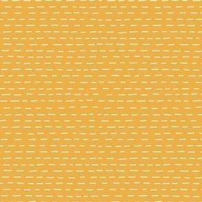 Stitching Rows Yellow - Cream - Medium