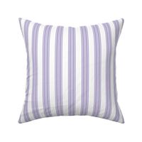 Stripe Lavender and Purple on fabric ground