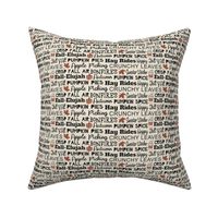 Fall-Elujah - Fall Autumn Typography Text Words Ivory Small
