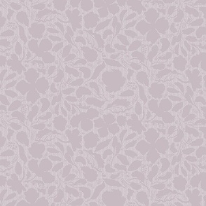 medium-Monochrome light pink grey 330 10 florals embossed on tiny chevron textured backround