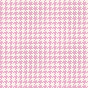 Pink | Round Houndstooth | Med