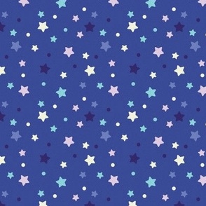 Blue Stars Unicorn Coordinates (small scale)