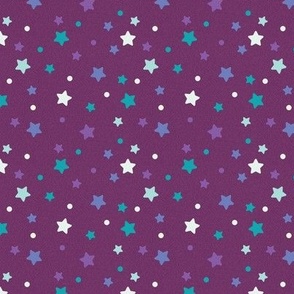 Purple Stars Unicorn Coordinates (micro scale)