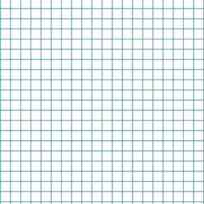 Grid Paper in White + Ink Blue