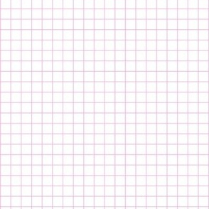 Grid Paper in White + Bubblegum Pink