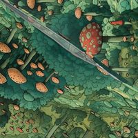 Mushroom Forest and Rivers