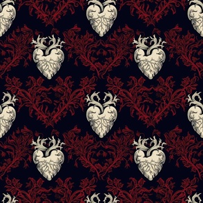 Damask Hearts