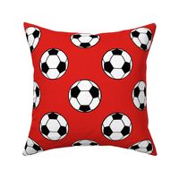 Soccer Balls - Red - Small