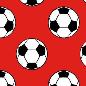 Soccer Balls - Red