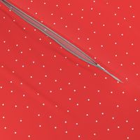 Holiday Christmas Bright Red Polka Dots