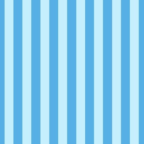 Vertical Stripes RETRO BLUES _ SMALL scale