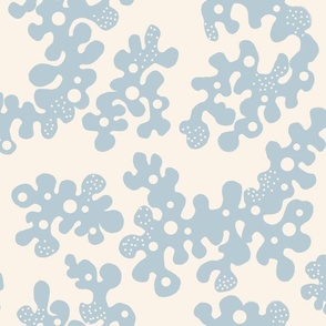 Amoeba Pastel blue