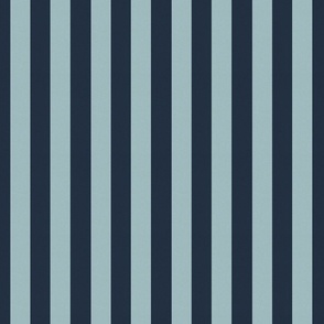 Vertical Stripes Teal green and NAVY  _small scale