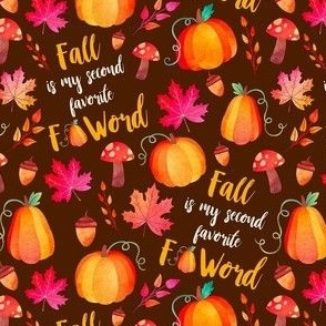 Small-Medium Scale Fall is My Second Favorite F Word on Brown