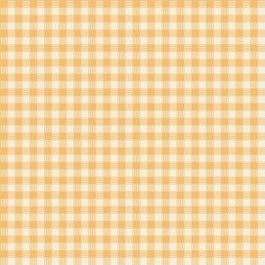Striped Plaid Yellow and Cream Small Scale Blender coordinate pattern