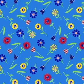 12x12 4th of July Garden - fun for apparel!!!