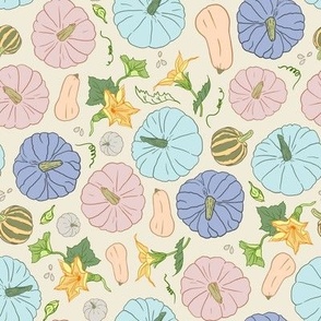 pumpkins pastel 