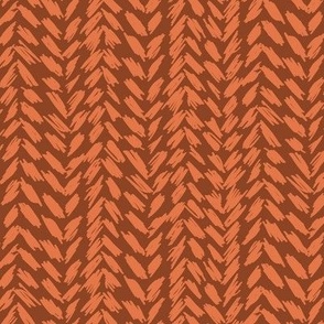 Easy Knitting-Gypsy Soul Orange-Nutmeg-Fantastic M.Fox Palette-Large Scale