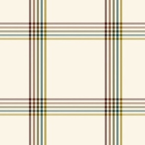 Autumn Hygge Plaid Stripes