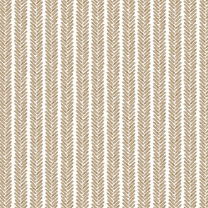 (S) Rich oak brushstroke herringbone chevron with gap line 