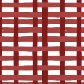 Red and White Plaid (6")