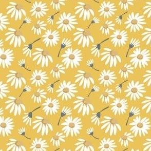 Yellow daisies summer floral
