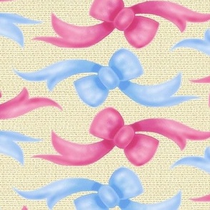 Bows for Baby in Pink and  Blue