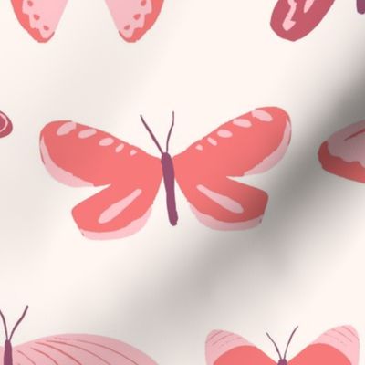 Butterfly Flutter in Rose Pink