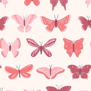 Butterfly Flutter in Rose Pink
