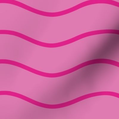 Monochrome Pink Waves