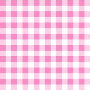 Pink Gingham Half Inch Squares - A Nostalgic Journey into a Dreamy Aesthetic