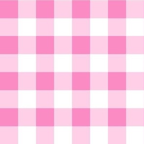 Pink Gingham One Inch Squares - A Nostalgic Journey into a Dreamy Aesthetic
