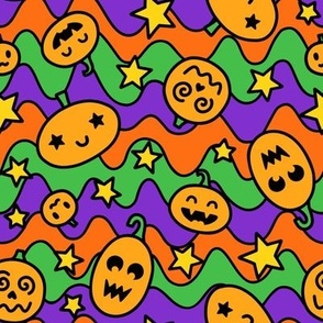 Groovy Pumpkins (Large Scale)