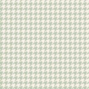 Celadon | Round Houndstooth | Med