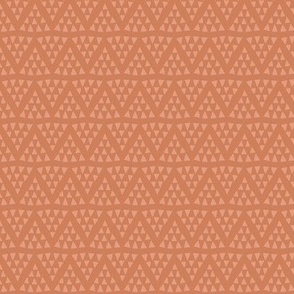  Zig Zag Triangles Terracotta