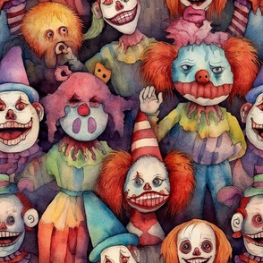 T163 creepy clowns L