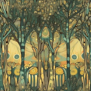 Art Nouveau Forest T172 S