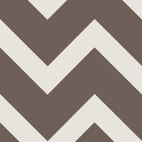 Thick Warm Grey Chevron