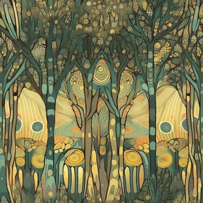 Art Nouveau Forest T172 L