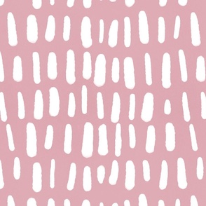 Simple Pink And White Line Pattern