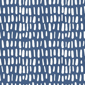 Simple Blue And White Line Pattern