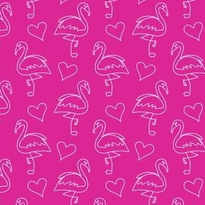 Flamingo Blender on Bright Pink: Extra Small