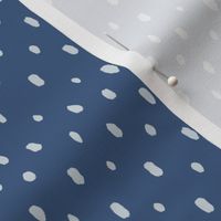 tiny polka dots blue