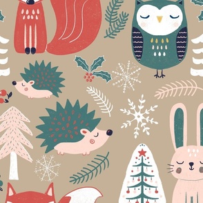 Christmas Woodland Critters